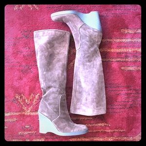 Calvin Klein suede boots